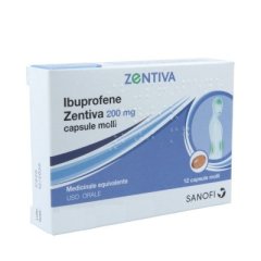 ibuprofene zentiva 12 capsule molli 200mg