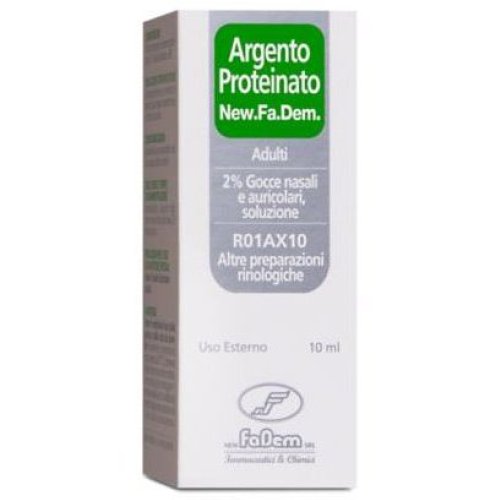 ARGENTO Proteinato 2% Gocce FADEM