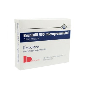 brunistill collirio 20 fiaconcini monodose 0,5 ml 0,025%