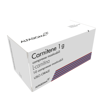 carnitene 10 compresse masticabili 1g