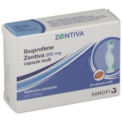 Ibuprofene Zentiva 24 Capsule Molli 200mg