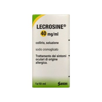 lecrosine collirio 40mg/ml 10ml