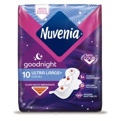 nuvenia assorbenti notte ultra l con ali 10 pezzi