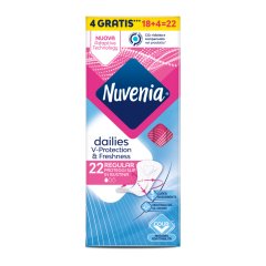 nuvenia proteggi slip regular ripiegati 18+4 pezzi