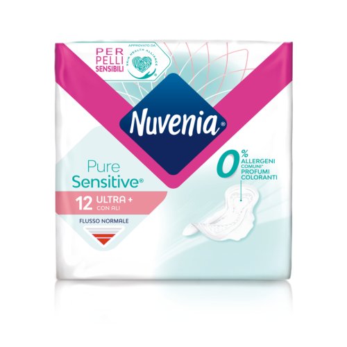 Nuvenia Pure Sensitive Ultra+ Giorno Con Ali 12 Pezzi