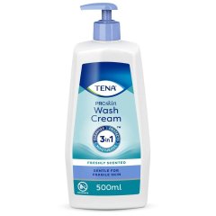 Tena Proskin Wash Cream - Crema Detergente Senza Risciacquo Per Incontinenti 500ml