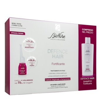 bionike defence hair fortificante 21 fiale + shampoo 200 ml