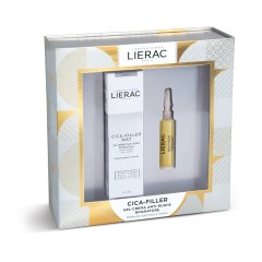 lierac cofanetto cica-filler gel-crema anti-rughe riparatore 40ml + siero anti-rughe riparatore 10ml