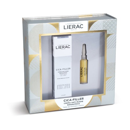Lierac Cofanetto Cica-Filler Crema Anti-Rughe Riparatrice 40ml + Siero Anti-Rughe Riparatore 10ml