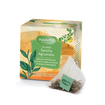neavita - tisana tè verde sencha agrumato 15 filtroscrigno