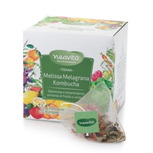 Neavita - Tisana Fruit & Veg Melissa Melagrana Kombucha 15 FiltroScrigno