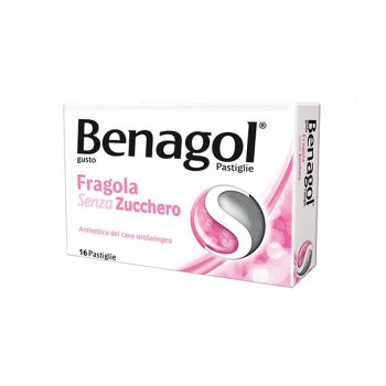 benagol 16 pastiglie fragola senza zucchero