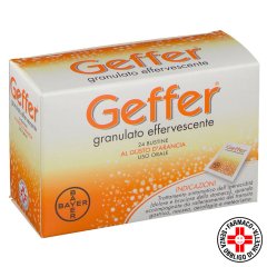 geffer granulato effervescente gusto arancia 24 bustine 5g