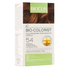 bioclin bio colorist tintura capelli colore 5.4 castano chiaro rame