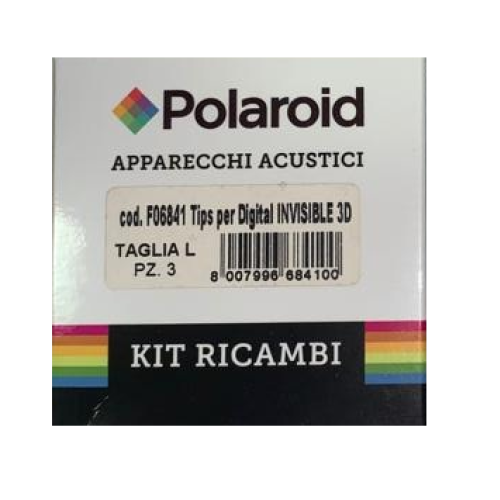 Polaroid Tip DIGITAL INVISIBLE 3D Misura L 3 Pezzi