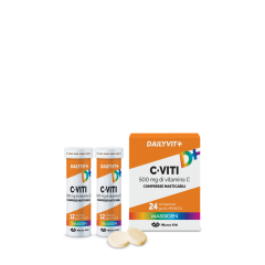 Massigen Dailyvit+ Vitamina C 500mg 24 Compresse Masticabili
