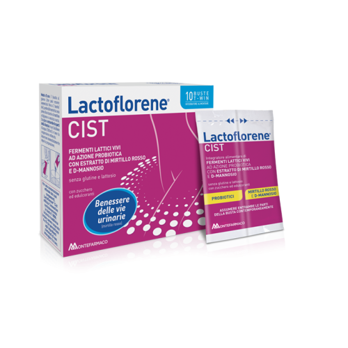 Lactoflorene Cist - Integratore Di Fermenti Lattici Vivi Ad Azione Probiotica E Mirtillo Rosso Cran