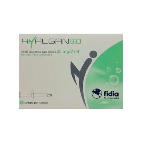 HYALGAN BIO SIRINGA INTRA ARTICOLARE ACIDO IALURONICO 2 ML 5 Fiale