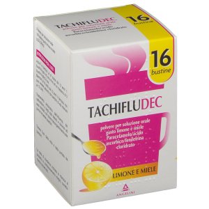 Tachifludec 16 Bustine Gusto Limone e Miele