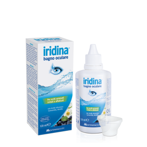 Iridina Bagno Oculare Con Acido Ialuronico Camomilla E Mirtillo 120ml