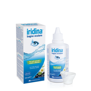 iridina bagno oculare con acido ialuronico camomilla e mirtillo 120ml