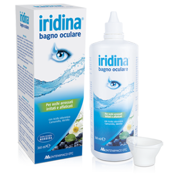 iridina bagno oculare con acido ialuronico camomilla e mirtillo 360ml