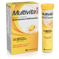 Multivitamix Senza Zucchero - Integratore Multivitaminico E Multiminerale 30 Compresse Effervescenti