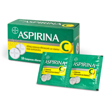aspirina c 10 compresse effervescenti 400+240 mg