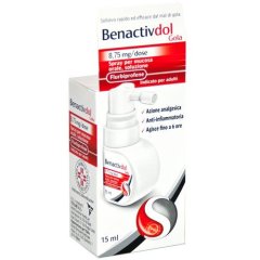 benactivdol gola spray orale 8,75 mg per dose 15ml 