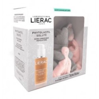 lierac cofanetto phytolastil solute' 75 ml + doudou rosa