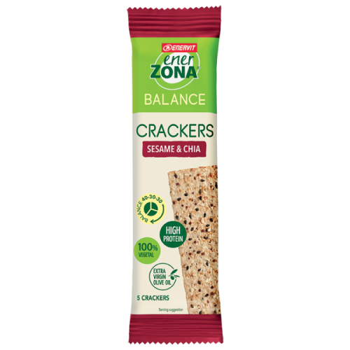 Enervit EnerZona Balance Cracker Sesamo e Chia 25g