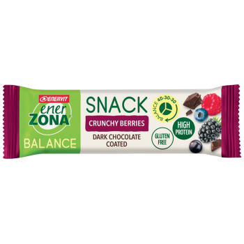 enervit enerzona balance snack barretta crunchy berries 33g