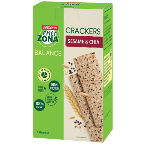 Enervit EnerZona Balance Crackers Balance Sesame & Chia 7 x 25g