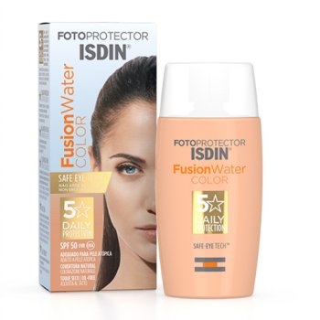 isdin foto protector fusion water color medium spf 50+ protezione solare 50ml