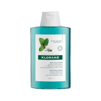 klorane shampoo detox menta acquatica anti-inquinamento 200ml