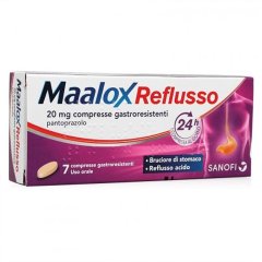 maalox reflusso 7 compresse 20 mg