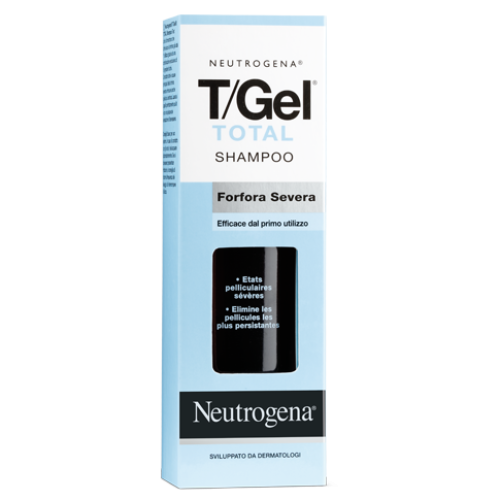 Neutrogena Shampoo T/Gel Total Forfora Severa Tutti i Tipi di Capelli 125 ml