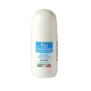 Bio Essenze Deodorante Allume Potassio Con Aloe Vera Roll On 50ml