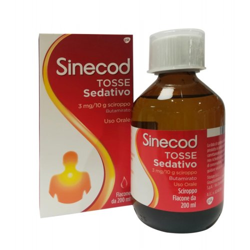 Sinecod Tosse Sedativo Sciroppo 200 ml 3mg/10g