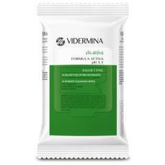 vidermina clx formula attiva salviette intime detergenti ph 5.5 15 pezzi