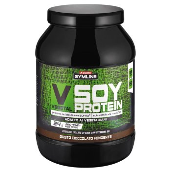 enervit gymline muscle vegetal soy protein cioccolato fondente 800g