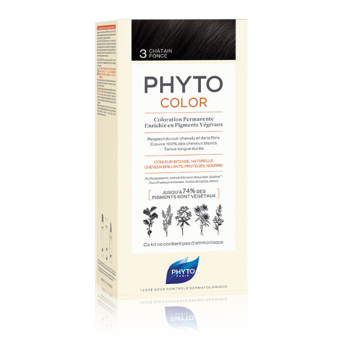 Phyto Phytocolor Colorazione Permanente n. 3 Castano Scuro 