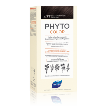 phyto phytocolor colorazione capelli 4.77 castano marrone intenso