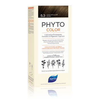 phyto phytocolor colorazione permanente 5.3 castano chiaro dorato