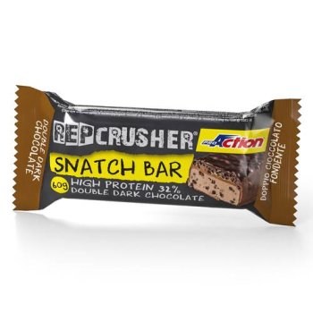 proaction rep crusher snatch doppio barretta gusto cioccolato fondente 60g