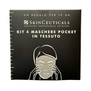 skinceuticals kit 4 maschere pocket in tessuto omaggio