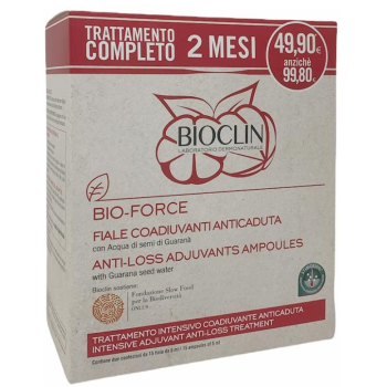 bioclin bio force anticaduta capelli 15 fiale + 15 fiale bipacco