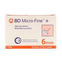 BD Microfine Aghi Per Penna Insulina 31G X 6mm 100 Pezzi