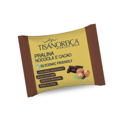 gianluca mech - tisanoreica pralina nocciola e cacao glycemic friendly 9g