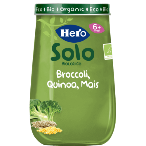 Hero Baby Solo Bio Omogeneizzati Broccoli Quinoa e Mais 190g